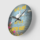 私たちは常に離れお客様の幸せと満足。 ラウンド壁時計 (傾斜)