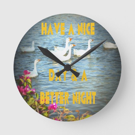 私たちは常に離れお客様の幸せと満足。 ラウンド壁時計 (正面)