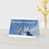 私たちは常に*若いハート*のハッピーバースデー カード (黄色い花)