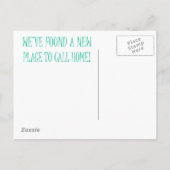私たちは引っ越した | シンプルはがき | ホームスイートホーム 案内ポストカード (裏面)