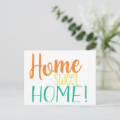 私たちは引っ越した | シンプルはがき | ホームスイートホーム 案内ポストカード (スタンド正面)