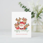 私たちは引っ越した，デール，サンタクロースの休日 案内ポストカード (スタンド正面)