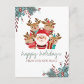 私たちは引っ越した，デール，サンタクロースの休日 案内ポストカード (正面)