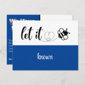 私たちは引っ越した モダン| Beeを知らせる ポストカード (正面/裏面)