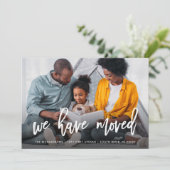 私たちは引っ越した |写真と青の植物学 案内状 (スタンド正面)