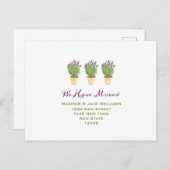 私たちは引っ越した |新しいアドレス |新しいホーム ポストカード (正面/裏面)