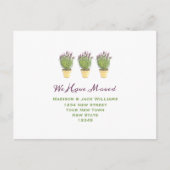 私たちは引っ越した |新しいアドレス |新しいホーム ポストカード (正面)