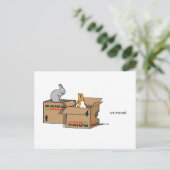 私たちは引っ越した 案内ポストカード (スタンド正面)