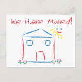 私たちは引っ越した 案内ポストカード (正面)