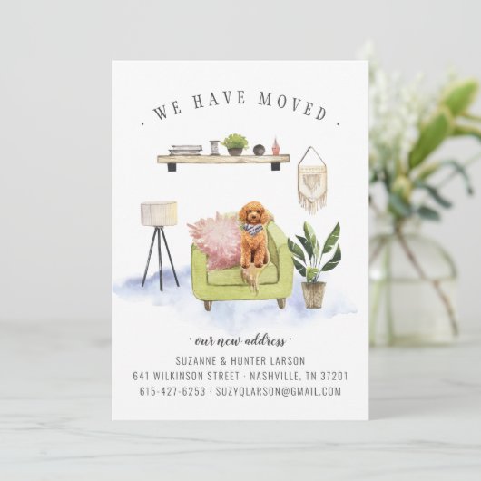 私たちは引っ越した | Cavapoo Bohoの発表 案内状 (スタンド正面)