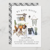 私たちは引っ越した | St. Bernard Moving Announcement 案内状 (正面/裏面)