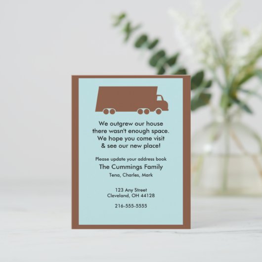 私たちは引っ越して家を伸ばした 案内状 (スタンド正面)