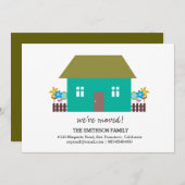 私たちは引っ越しました 案内状 (正面/裏面)