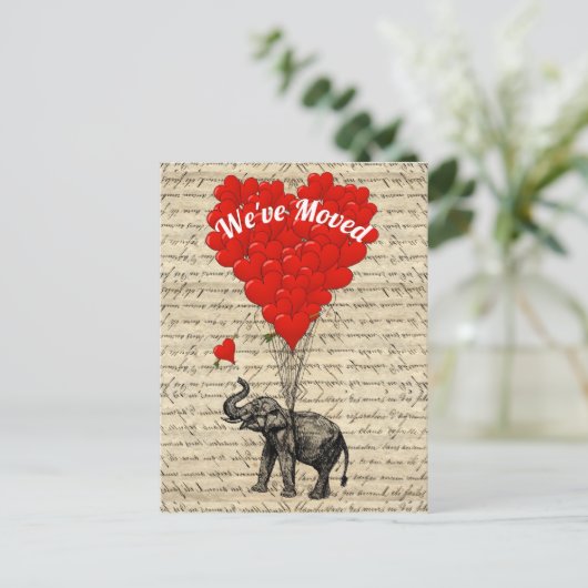 私たちは引っ越しをしました ポストカード (スタンド正面)