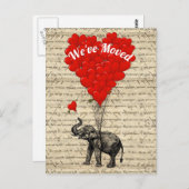 私たちは引っ越しをしました ポストカード (正面/裏面)