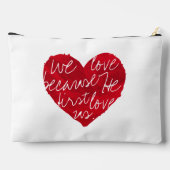 私たちは彼が最初に白いから愛する アクセサリーポーチ (裏面)