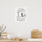 私たちは彼が最初に私たちの子供のポスターを愛したので愛する ポスター (キッチン)