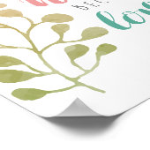 私たちは彼が最初のクリスチャンのポスターを愛しているから ポスター (角)