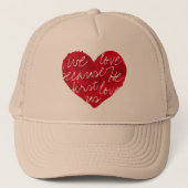 私たちは彼が最初のベージュを愛する キャップ (正面)