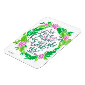 私たちは彼が私たちを最初に愛したから愛している マグネット (左側)