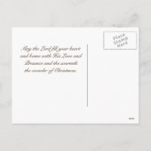 私たちは彼のスター、聖書の聖句クリスマスポストカードを見た シーズンポストカード (裏面)