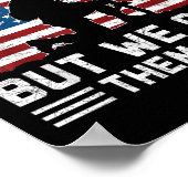 私たちは彼ら全員を知っているわけではないが、彼ら全員に感謝している ポスター (角)