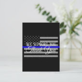 私たちは応援ありがとう警察はがき ポストカード (スタンド正面)