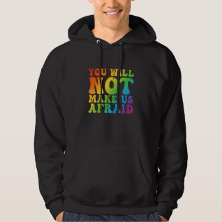 私たちは怖がらない LGBTQプライド パーカ