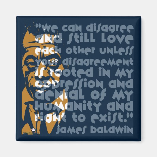 私たちは意見が合わず愛し続ける マグネット (正面)