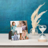 私たちは愛あなたパパのピンクハート4写真コラージュ フォトプラーク (インサイチュ)