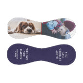 私たちは愛あなたパパ父の日フォトコラージブルー 野球ボール (パネル)