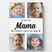 私たちは愛あなたママ家族の形見フォトコラージュ フォトプラーク (正面)