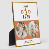 私たちは愛あなたモダンの最高のパパは常に父の日の写真 フォトプラーク (側面)