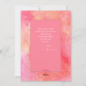 私たちは愛あなたラテバレンタインデーカード シーズンカード (裏面)