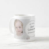 私たちは愛あなた叔母2写真任意の大事な行事 コーヒーマグカップ (正面左)