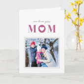 私たちは愛あなた母の日のグリーティングカード – Mulberry カード (黄色い花)