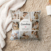 私たちは愛おばあちゃんナナ8フォトコラージュアーチ クッション (ブランケット)