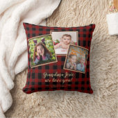 私たちは愛おばあちゃんフォトコラージュカスタムブランド クッション (ブランケット)