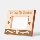 私たちは愛おばあちゃん愛ハート レーザー彫刻フレーム (左)