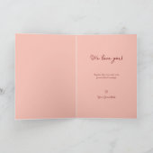 私たちは愛おばあちゃん6つの写真と文字レッド シーズンカード (内部)