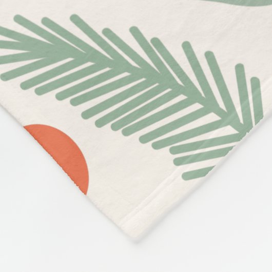 私たちは愛おばあちゃん&おじいちゃんフローラクリーム白い写真 フリースブランケット (角)