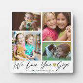 私たちは愛してあなたをギギ |グランドキッズ4フォトコラージュ フォトプラーク (正面)