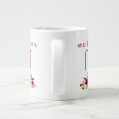 私たちは愛してあなたをママBurgundyフローラ ジャンボコーヒーマグカップ (裏面)