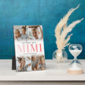 私たちは愛してあなたをミミ写真コラージュ フォトプラーク (側面)