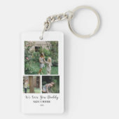 私たちは愛してあなたパパカスタム、3 Photo Keychain キーホルダー (裏面)