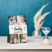 私たちは愛してあなたパパモダンフォトコラージュ フォトプラーク (側面)