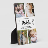 私たちは愛してあなたパパモダンフォトコラージュ フォトプラーク (側面)