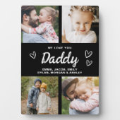 私たちは愛してあなたパパモダンフォトコラージュ フォトプラーク (正面)