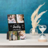 私たちは愛してあなたパパモダンフォトコラージュ フォトプラーク (側面)