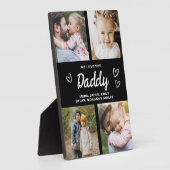 私たちは愛してあなたパパモダンフォトコラージュ フォトプラーク (側面)